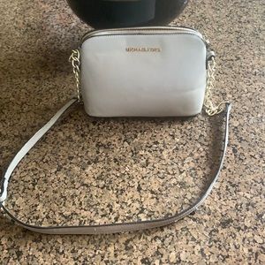 Michael Kors Dome Crossbody | Colour: Silver/Grey